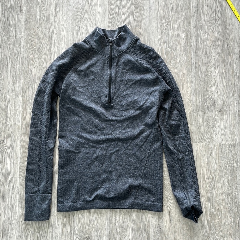 Fabletics zip up Charcoal Gray XS